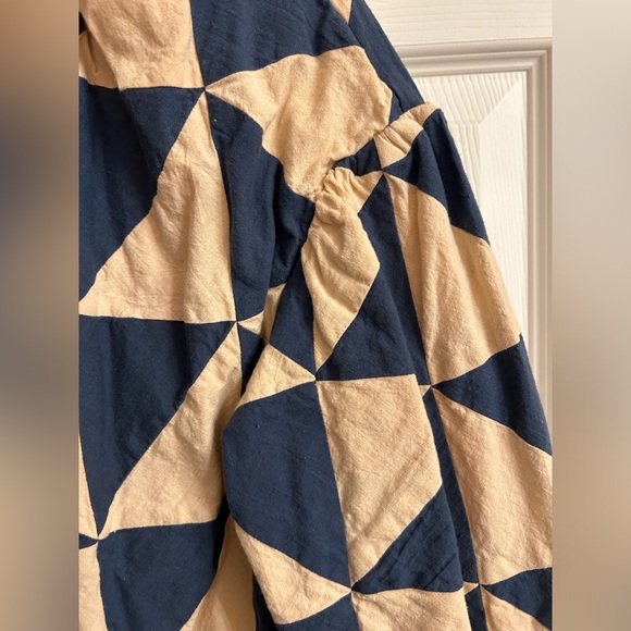 Mirth Bergen Patchwork Jacket in Navy/Peach - Picture 9 of 11